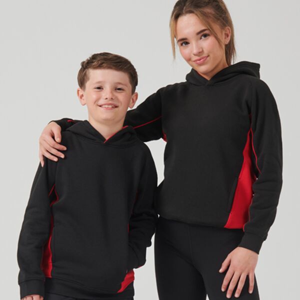 Finden + Hales Kids Contrast Hooded Sweatshirt Thumbnail